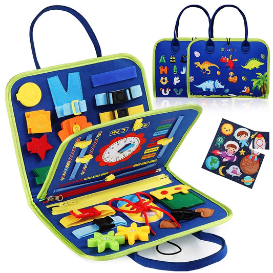 🎓✨Montessori Busy Board – Sensory Learning Toy for Toddlers