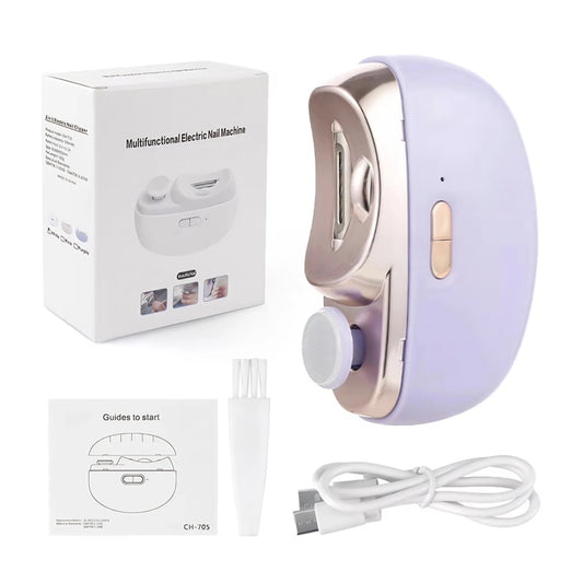 2-in-1 Baby-Safe Electric Nail Clipper & Grinder
